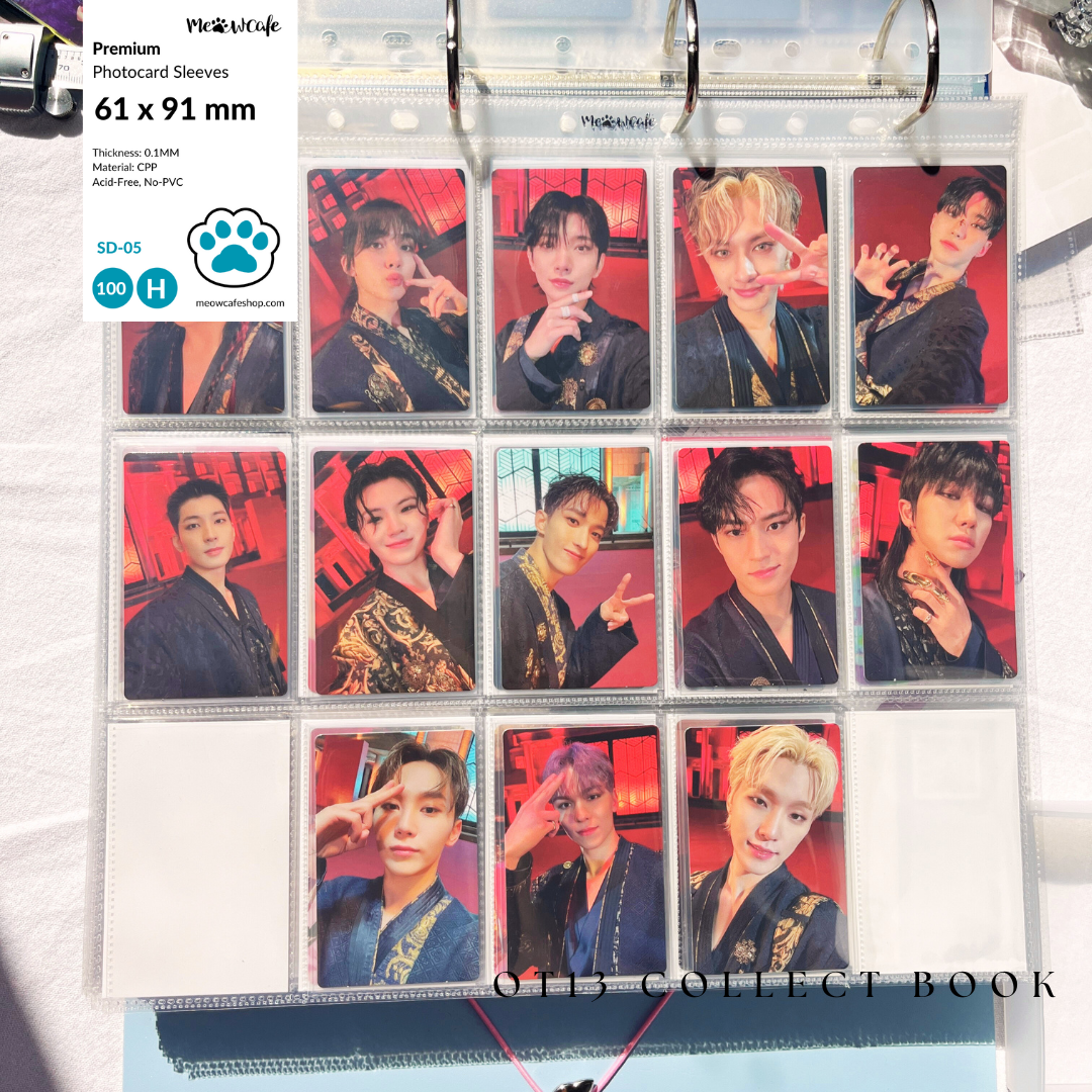 K-KEEP [A4 Plus Extra Wide] - [2 inch]  - OT13/OT12 Acrylic Binder Aesthetic Hardcover Display Binder | Large Capacity Kpop Photocard Binder (Self-Assembly Required)