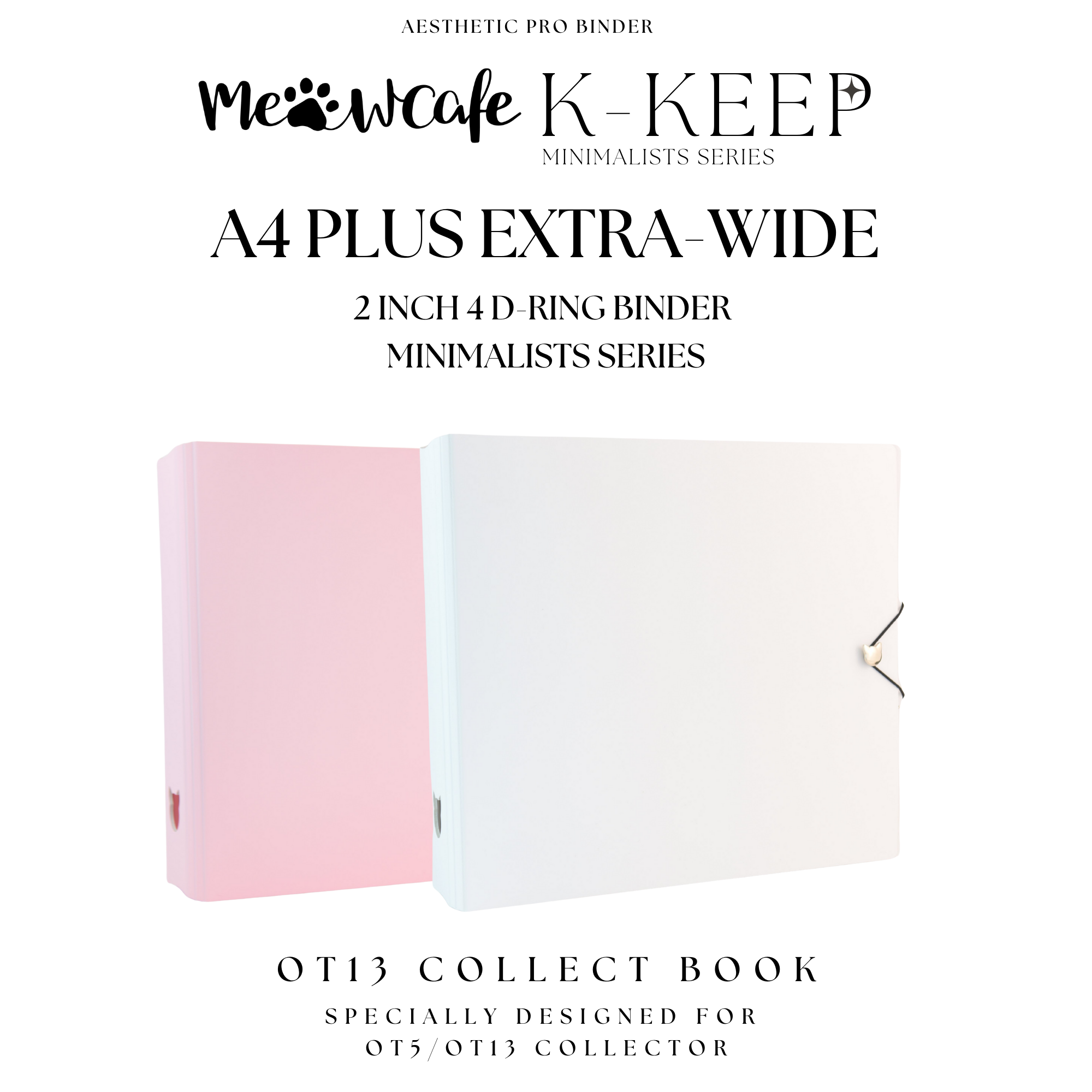 Limited Stock] K-KEEP [A4 Plus Extra Wide] Binder - [2 Inch