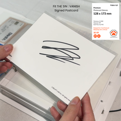 [128x173MM]  Meowcafe Premium CPP Card Sleeve for 120x170/125x170mm Enhypen Signed Postcard/TXT Kit Postcard