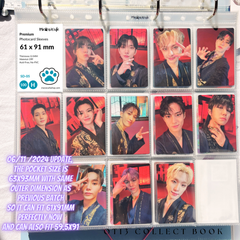 [Limited Stock] K-KEEP [A4 Plus Extra Wide] Binder - [2 Inch] - [Minimalist Series] - OT13 Binder Specially Designed for OT13  (Seventeen) or OT5 Collectors | Kpop Photocard Binder