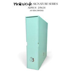 [PRE ORDER] [Signature Series] - [A4 Plus] - [2 inch] - Magnetic Closure Binder + Dustproof SlipCase - Sundae