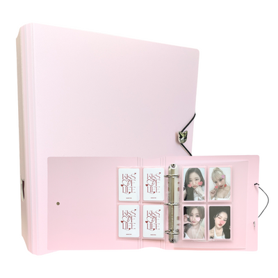 K-KEEP [A5 Wide]  Square Binder - [1.5 inch] - [Minimalist Series]  - D-Ring Compact Beginner Friendly Comprehensive Collector Binder