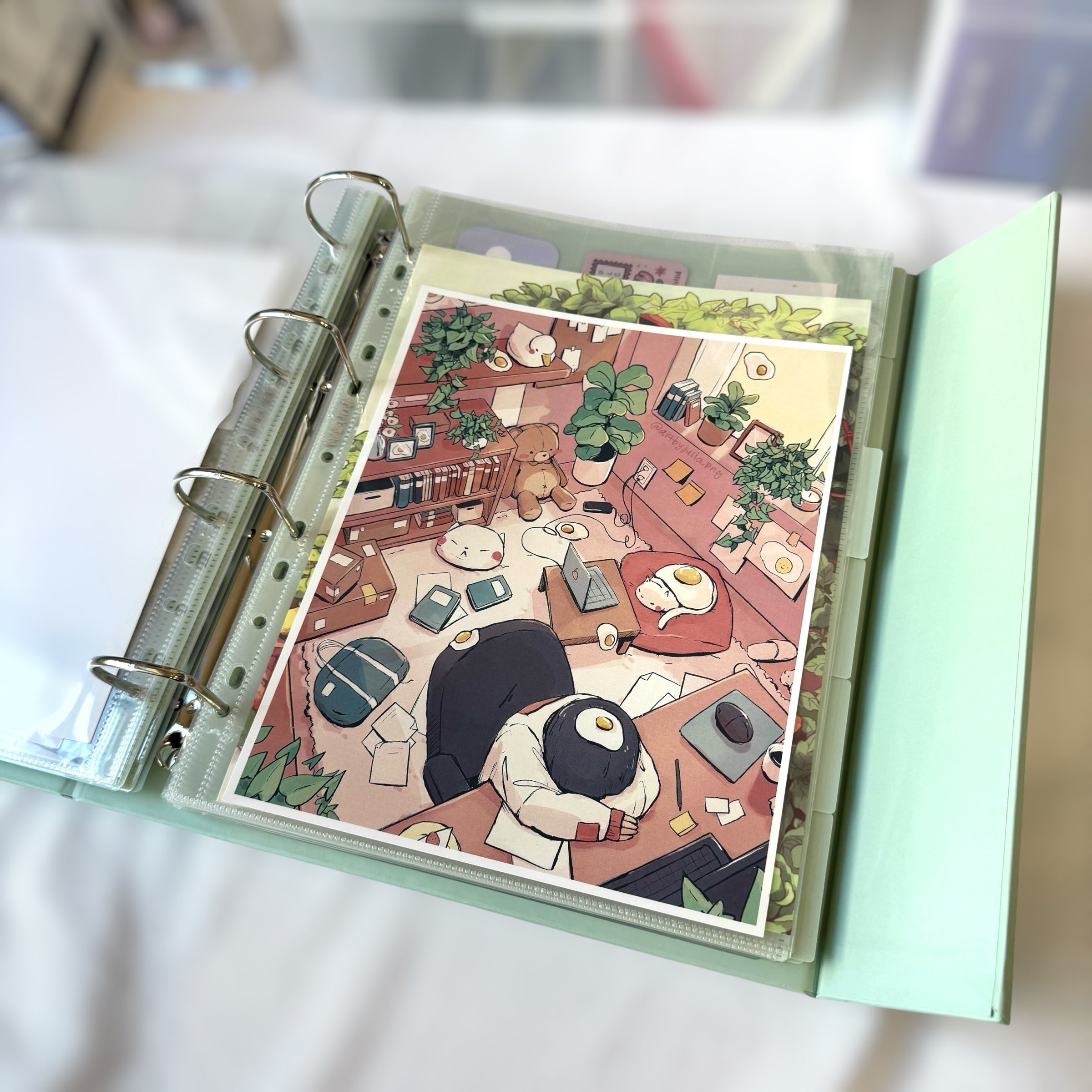 [Top-loading Version] K-KEEP [A4 PLUS] - 1 Pocket - 11 Holes Premium Binder Pages, 100 Micron Thick, High Definition (Pack of 10)