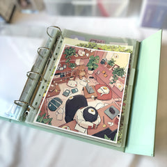 [Top-loading Version] K-KEEP [A4 PLUS] - 1 Pocket - 11 Holes Premium Binder Pages, 100 Micron Thick, High Definition (Pack of 10)
