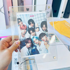 K-KEEP Acrylic Display Frame - [1 Postcard Frame] Slot Size 105x155MM Fit Postcard with 103x153MM or 104x105MM Sleeve