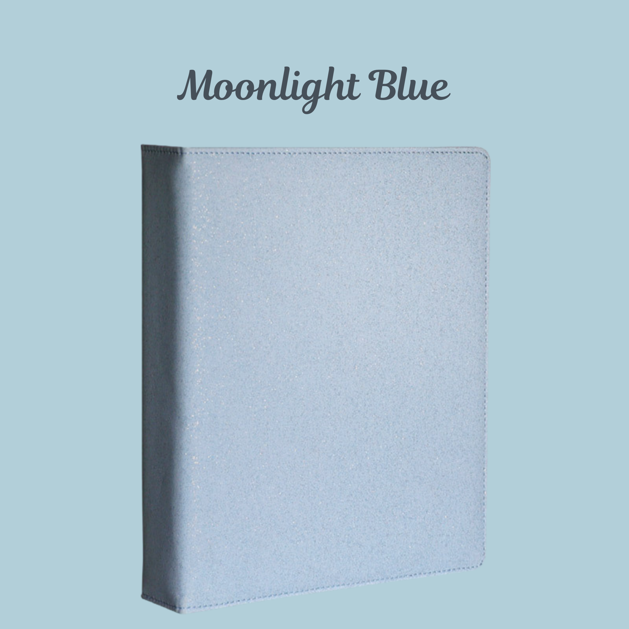 K-KEEP [A4 Standard] Binder - [Moonlight Series] - Elegant PU Leather Kpop Photocard Binder - [Improved 1 Inch D-Ring] (Now Comes with D-042 Backboards)