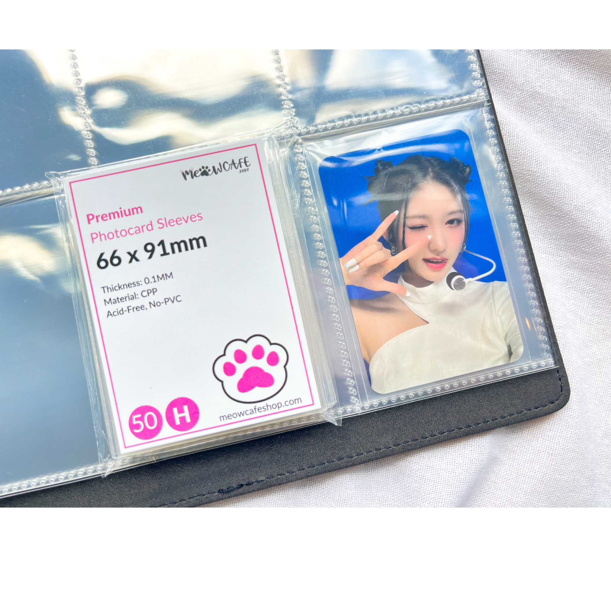 7 Sections Matte Clear Photocard and Sleeves Storage Organizer Box wit –  MeowCafeShop