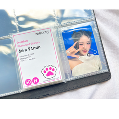 [66x91 MM] Meowcafe Premium CPP Card Sleeve for Kpop Photocards