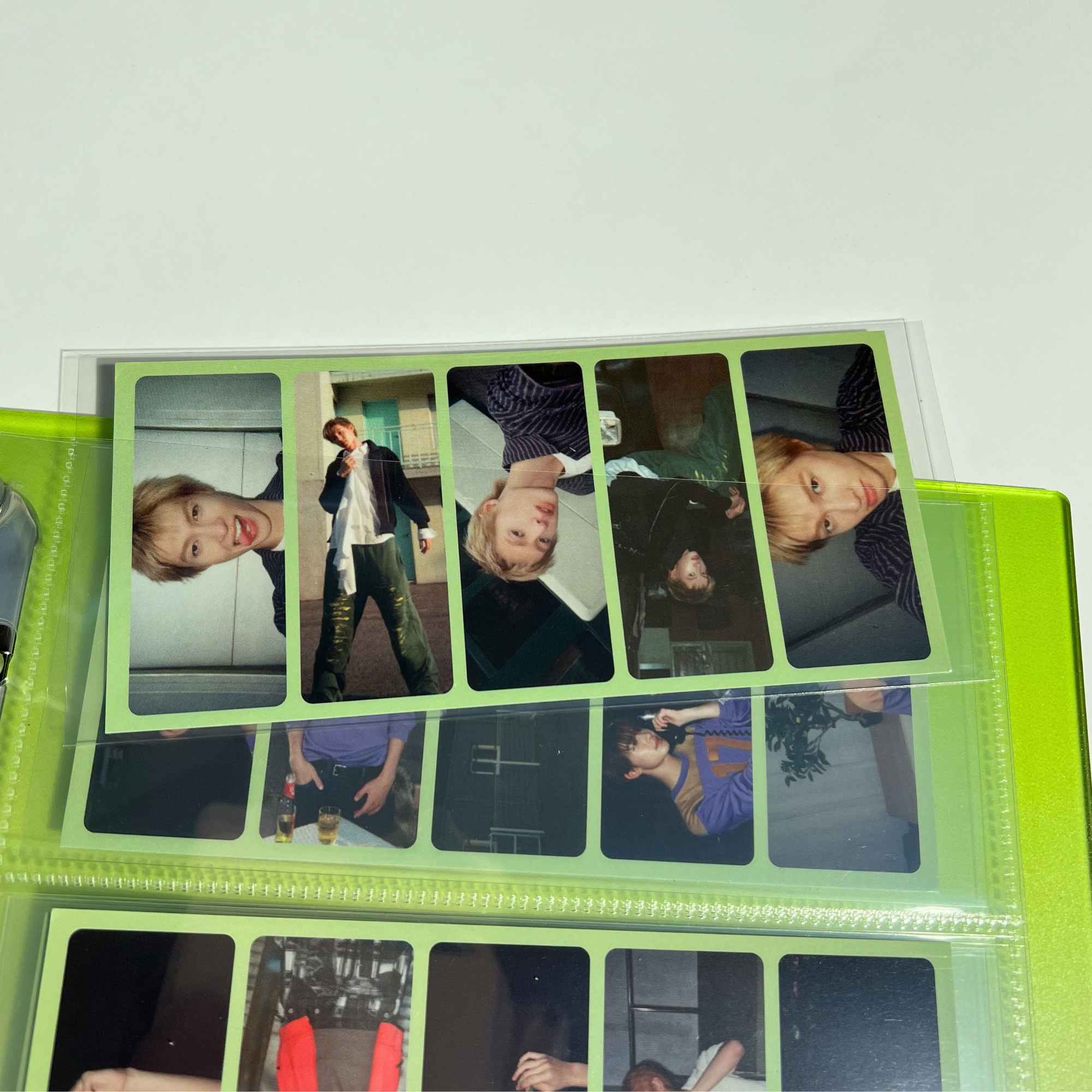 K-KEEP [A5 Wide] -  3 Horizontal Pocket- 7 Holes Premium Binder Pages, 100 Micron Thick, High Definition (Pack of 10) (S2-13)
