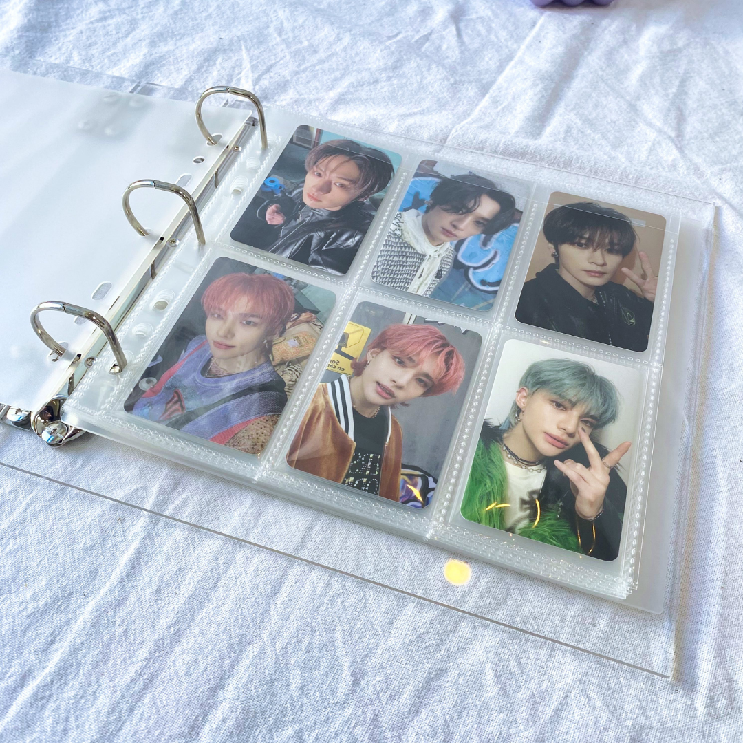 K-Pop Supply – Photocard Binder A5 (Korean 6 Ring Deco Pocket
