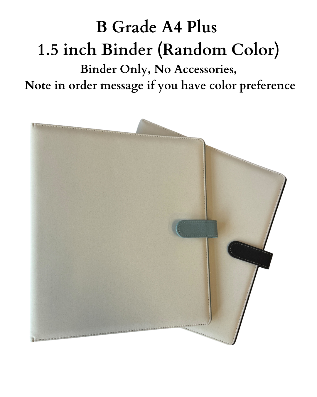 [FREE ON ORDER $100+] [A4 Plus] Mystery B Grade Binder (No Accessory)