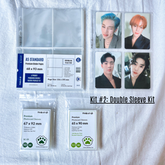 Monsta X Card Collection Easy Starter Kit: Binder Pages and Sleeve Bundle (Can Also be used for Pokemon Card Collection)