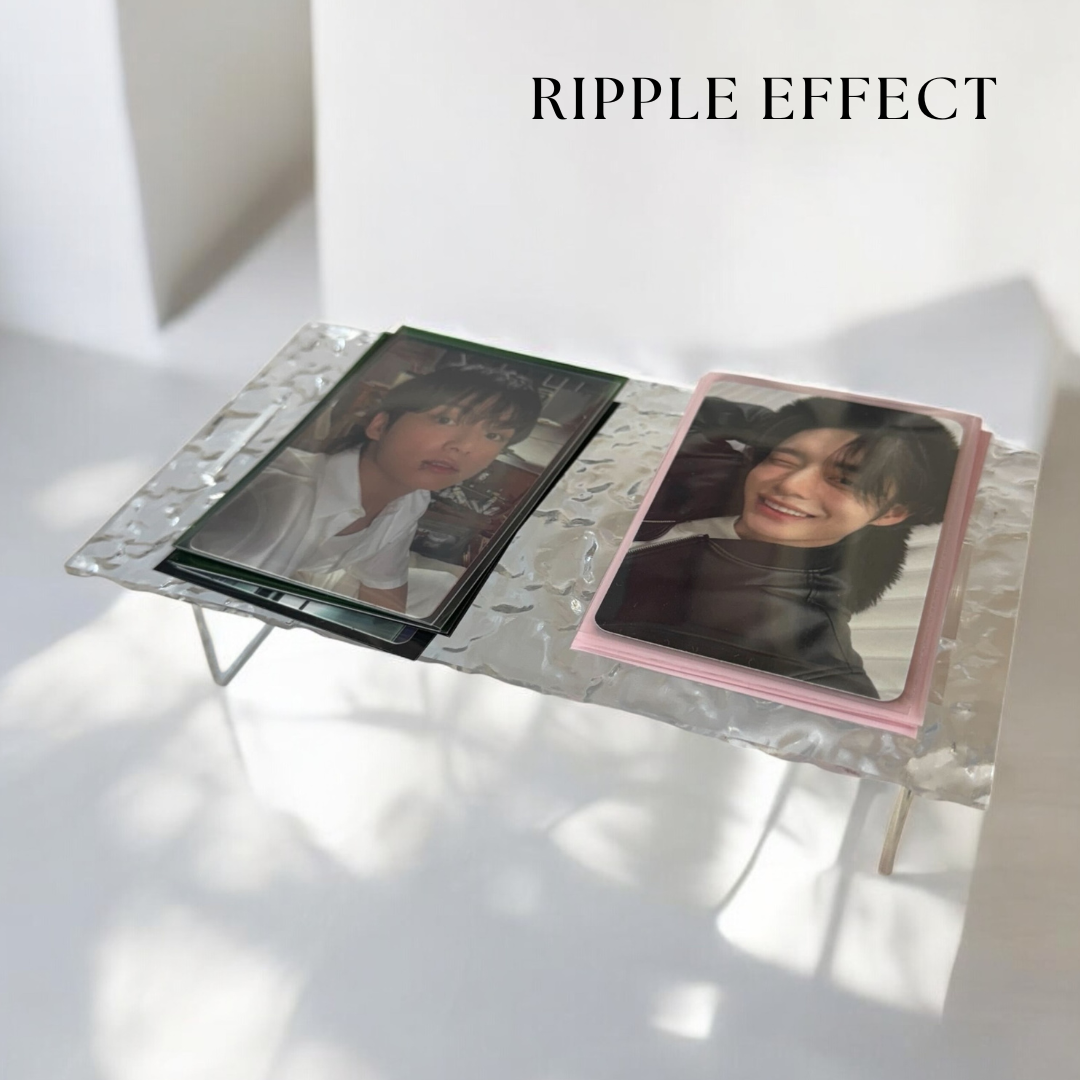 Stackable Photocard Sorting Tray with Stand