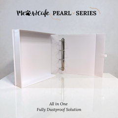 [Restock on July 30th] [Pearl Series]-[A4 Plus] - [2 inch] Magnetic Closure Binder with All-In-One Dust-proof Solution