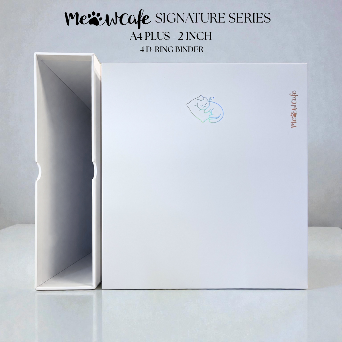 [Restock on July 30th] [Signature Series] - [A4 Plus] - [2 inch] - Magnetic Closure Binder + Dustproof SlipCase - Snooze