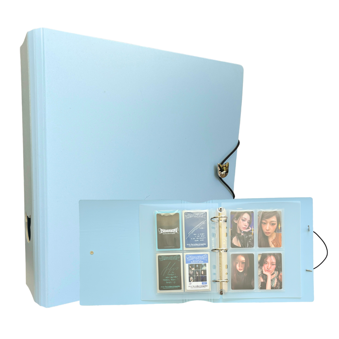 [PRE ORDER] [Restock on July 20th] K-KEEP [A5 Wide]  Square Binder - [1.5 inch] - [Minimalist Series]  - D-Ring Compact Beginner Friendly Comprehensive Collector Binder