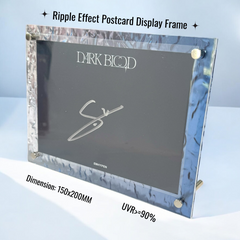 K-KEEP Acrylic Display Frame - Ripple Effect [1 Postcard Frame] Maximal Fit 133x173mm Sleeve