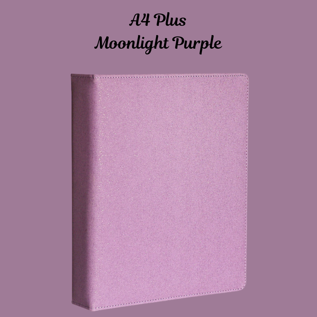 K-KEEP [A4 PLUS]  Binder - [1.25 inch] - [Moonlight Series]  - Elegant and Comfortable A4 Binder Specially Designed for Kpop Collector