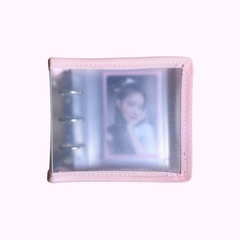 K-KEEP [A8 Wide] - [1 inch]  - Mini Zipper Frosted Binder + Page Set (Binder+Backboard+20 Pages)