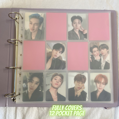 K-KEEP [Binder Backboards] - For [A4 Extra Wide] Binder  12 Pocket Page - 11 Holes Design - Protect Your Collectible From Bending (2 Pcs Per Pack) -D-021