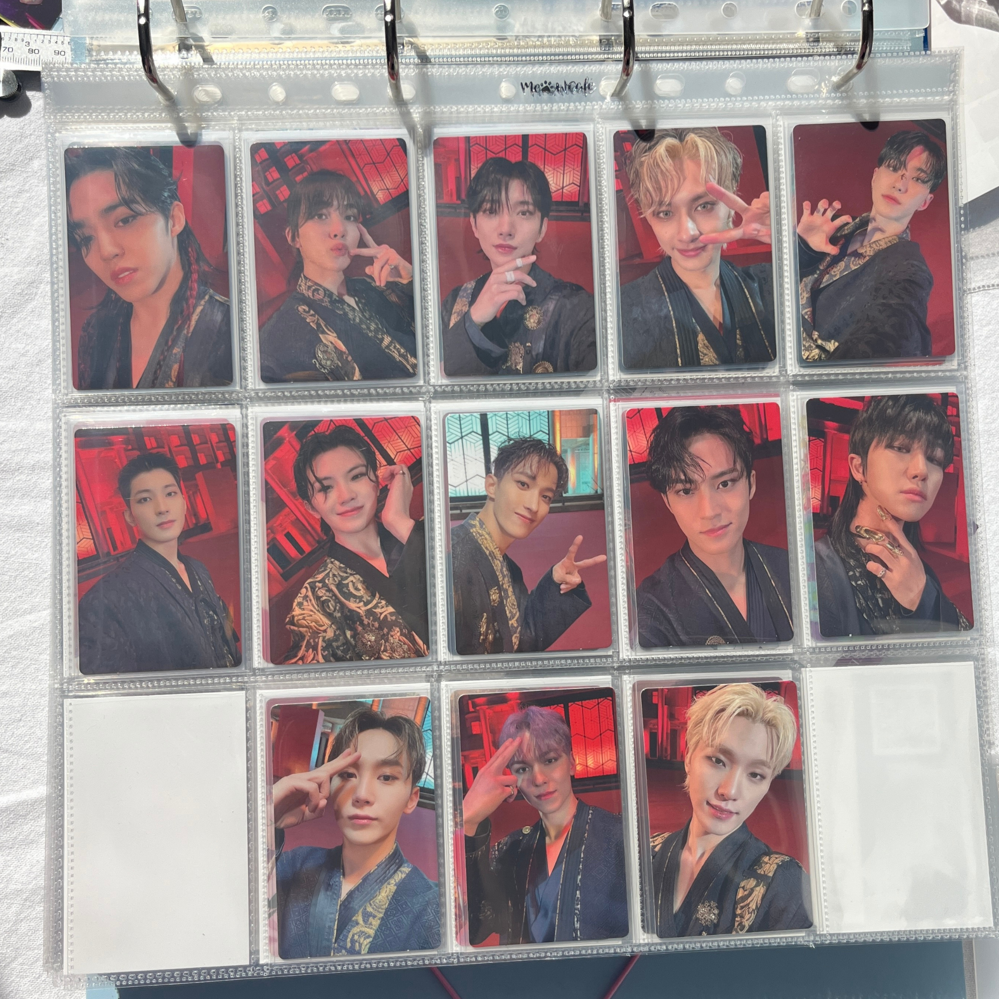 [Limited Stock] K-KEEP [A4 Plus Extra Wide] Binder - [2 Inch] - [Minimalist Series] - OT13 Binder Specially Designed for OT13  (Seventeen) or OT5 Collectors | Kpop Photocard Binder