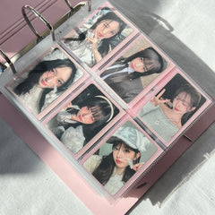 [Double Sided Stardust] Meowcafe [66x91 mm] Premium Stardust Sleeves - Gradient Pink Stardust