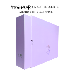 [2ND ROUND PRE ORDER] [Ship on Nov 30th] [Serie Signature] - [A5 Extra Ancho] - [2 pulgadas] - Carpeta con cierre magnético + Funda protectora contra el polvo - Luna