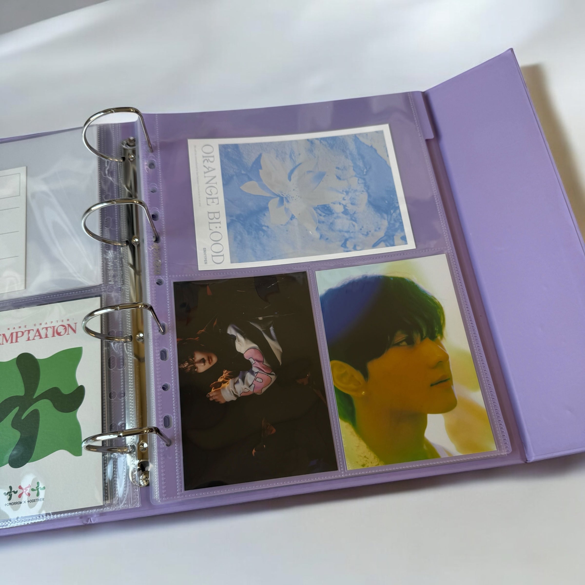 K-KEEP [A4 PLUS] - Custom 1+2 Pocket - 1 Mini Poster + 2 Postcard Page- 11 Holes Premium Binder Pages, 100 Micron Thick, High Definition (Pack of 10) (W-15)