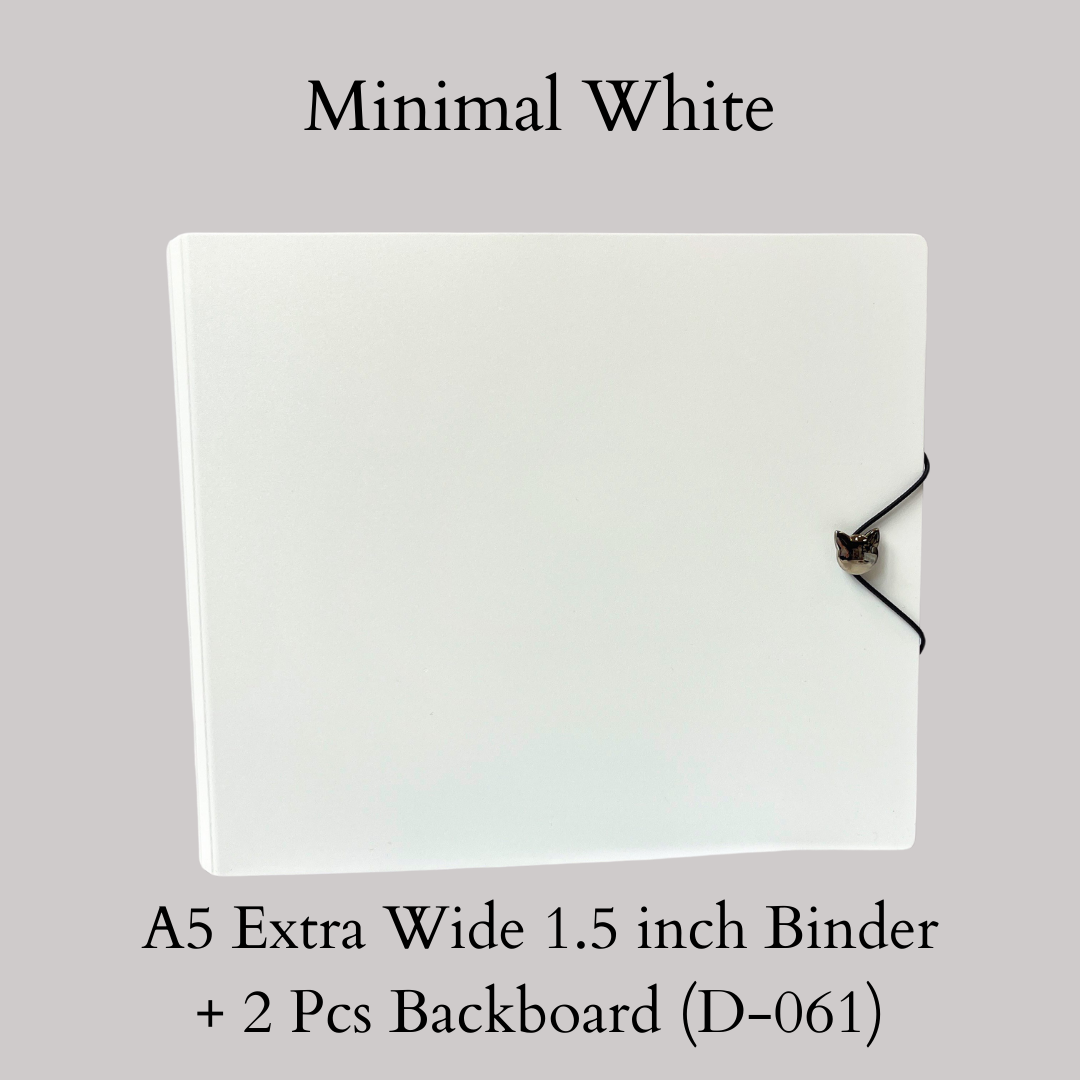 K-KEEP [A5 Extra-Wide] Binder [1.5 inch] - [Minimalist Series] "OT5/OT6" Collector Binder - Compact Beginner Friendly Version
