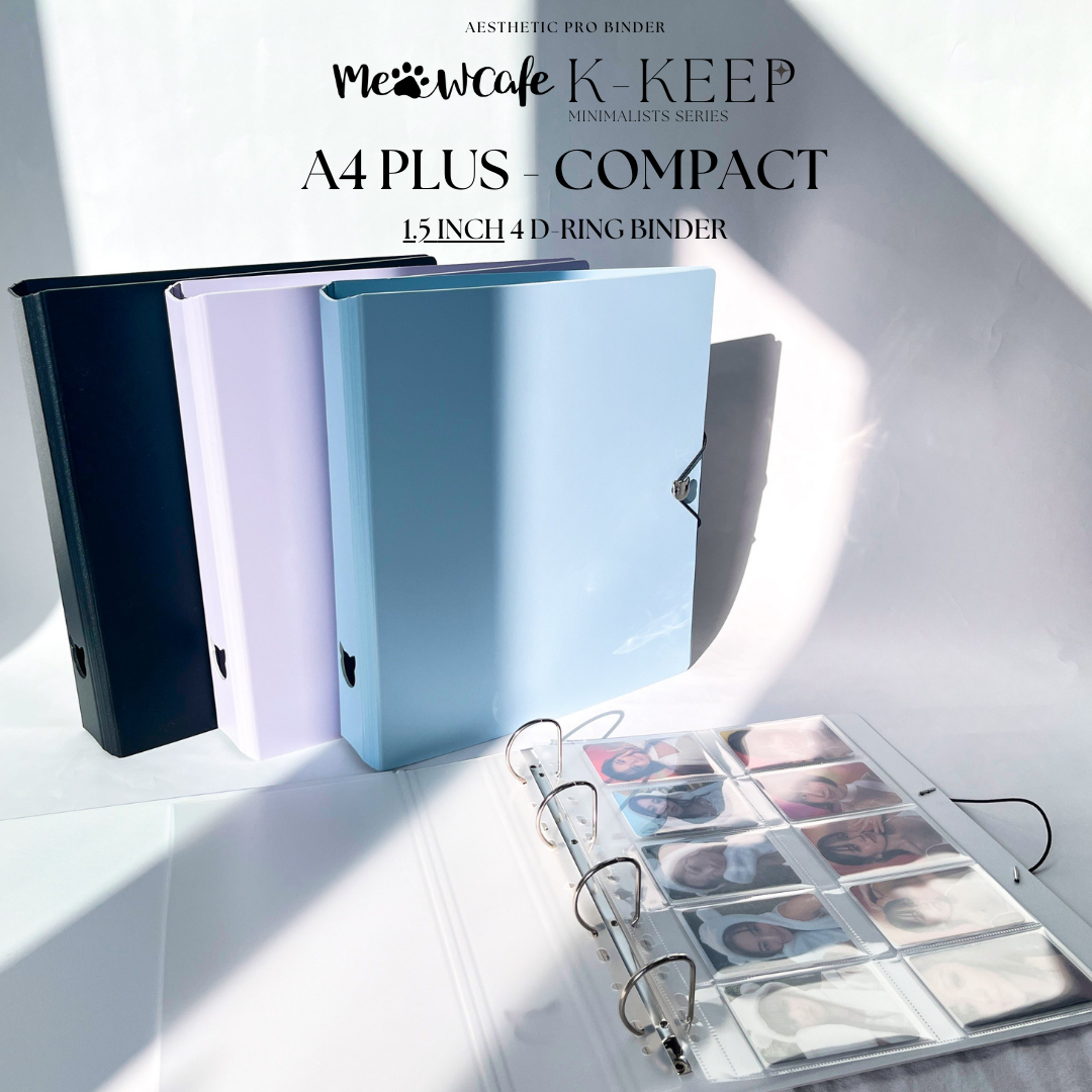 Meowcafe K-Keep Double Sided A4 Slim 9 Pocket Premium Kpop Photo Card Binder Pages, 65x93mm Pocket Size, 11 Holes, 100 Micron, Generic Fit 3 Ring Office Binder and 4 Ring Binder, 30 Meowcafe K-Keep Double Sided A4 Slim 9 Pocket Premium Kpop Photo Card Binder Pages, 65x93mm Pocket Size, 11 Holes, 100 Micron, Generic Fit 3 Ring Office Binder and 4 Ring Binder, 30