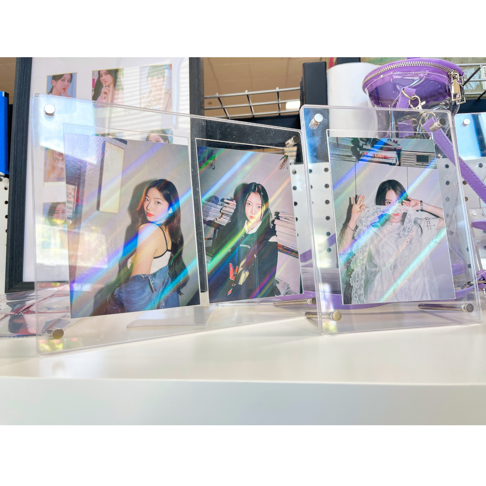 K-KEEP Acrylic Display Frame - [2 Postcard Frame] Slot Size 105x155MM Fit Postcard with 103x153MM or 104x105MM Sleeve
