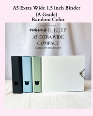 [FREE ON ORDER $100+][A5 Extra Wide] Mystery A Grade Binder (No Accessory)