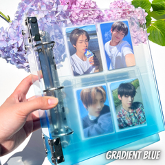 K-KEEP [A5 Wide] - [1.5 Inch] - [Gradient Acrylic Series] - Aesthetic Display Binder