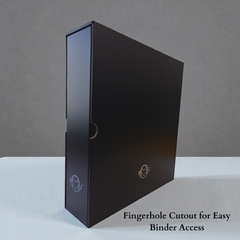 [Signature Series] - [A4 Plus] - [2 inch] - Magnetic Closure Binder + Dustproof SlipCase - Melody