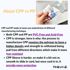 [73x103mm] Meowcafe Premium CPP Card Sleeve for Kpop Photocards Tour Photocard