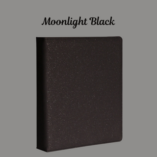 K-KEEP [A4 Standard] Sammelordner – [Moonlight Serie] – Elegantes K-Pop Fotokarten-Album aus PU-Leder – [Verbesserter 1-Zoll D-Ring] (jetzt inklusive D-042 Einlegeblättern)