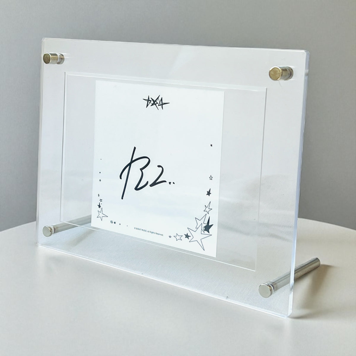 K-KEEP Acrylic Display Frame - [1 Postcard Frame] Slot Size 105x155MM Fit Postcard with 104x154mm Sleeve