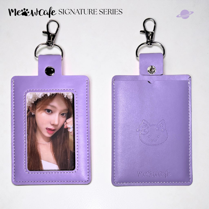 Signature Series Photocard Holder - Cosmos (Purple)