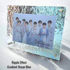 K-KEEP Acrylic Display Frame - Ripple Effect [1 Postcard Frame] Maximal Fit 133x173mm Sleeve