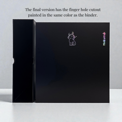 [Signature Series] - [A4 Plus] - [2 inch] - Magnetic Closure Binder + Dustproof SlipCase - Melody