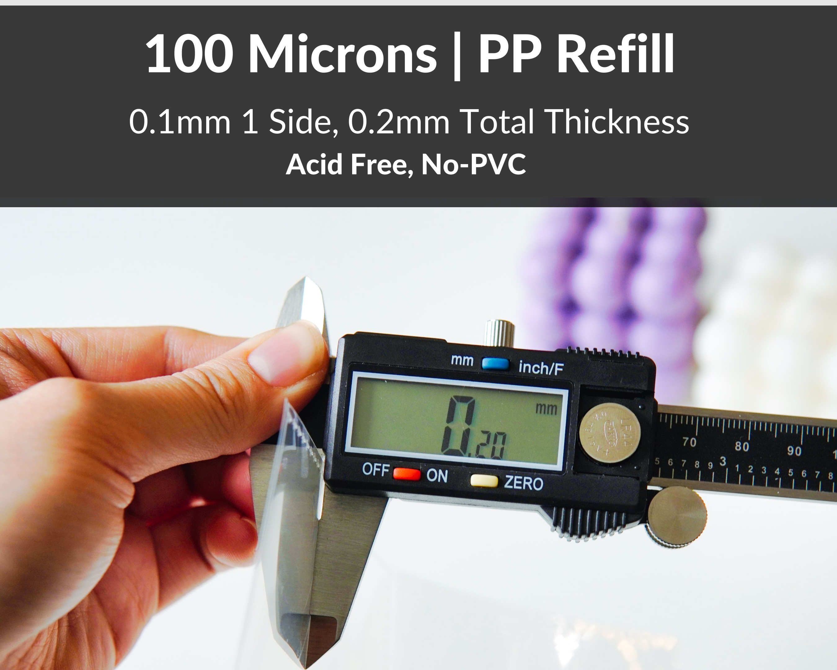 A5 6 Pocket Premium 7 Holes Kpop Photocard Binder Refills for OT5/OT6 Collectors, 67x92MM Pocket Size, 100 Microns PP Refills, PVC-Free, Acid-Free Crystal Clear