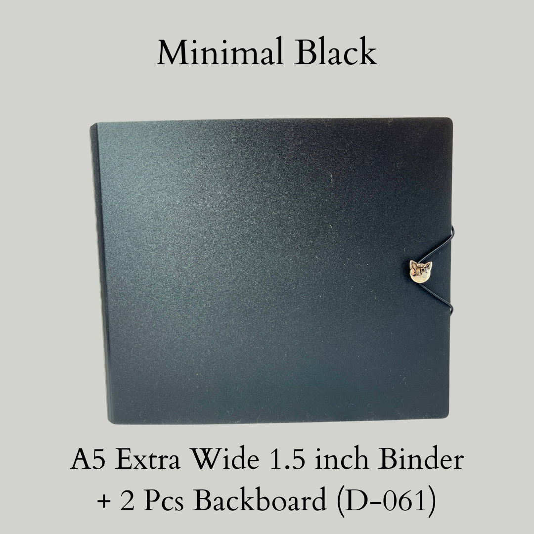 K-KEEP [A5 Extra-Wide] Binder [1.5 inch] - [Minimalist Series] "OT5/OT6" Collector Binder - Compact Beginner Friendly Version
