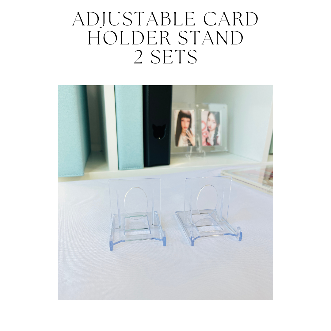 [UV Blocking] Premium Magnetic Card Holder -Strong, High Clarity Custom Photocard Holder Designed to Perfect Fit 61x91mm Double Sleeved Kpop Photocard, Acid Free, 55PT (fit instax mini Polaroid)