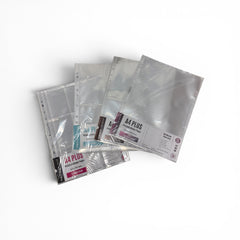 (New Valued Set) K-KEEP [A4 PLUS] - Beginner Friendly Variety Pack of 40 Pages - 11 Holes Premium Binder Pages, 100 Micron Thick, High Definition W-31