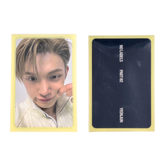 Meowcafe Premium [61x91 mm] Colored Frame Sleeves - Colored Frame Front + Clear Back For Special Visual Representation - Cream Yellow