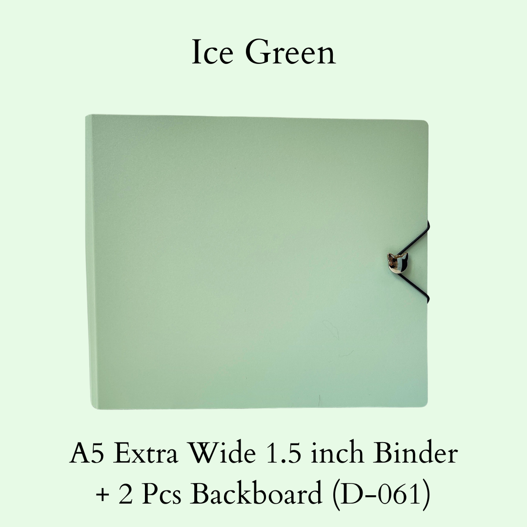 K-KEEP [A5 Extra-Wide] Binder [1.5 inch] - [Minimalist Series] "OT5/OT6" Collector Binder - Compact Beginner Friendly Version