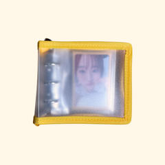 K-KEEP [A8 Wide] - [1 inch]  - Mini Zipper Frosted Binder + Page Set (Binder+Backboard+20 Pages)