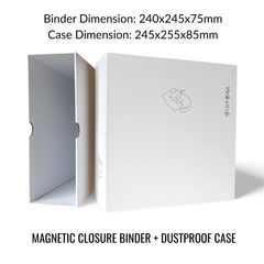 [PRE-ORDER] [Signature Series] - [A5 Wide] - [2 inch] - Magnetic Closure Binder + Dustproof SlipCase - Snooze
