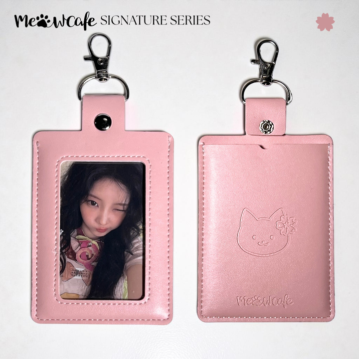 Signature Series Photocard Holder - Sakura (Icy Pink)