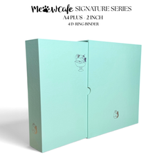 [PRE ORDER] [Signature Series] - [A4 Plus] - [2 inch] - Magnetic Closure Binder + Dustproof SlipCase - Sundae